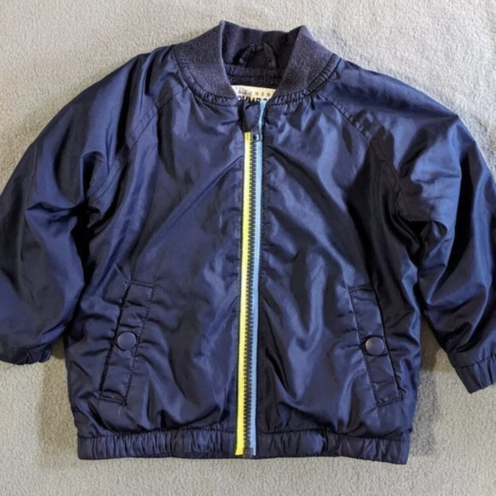 Boys Gymboree sz 12-18 months fleece lined‎ jacket coat